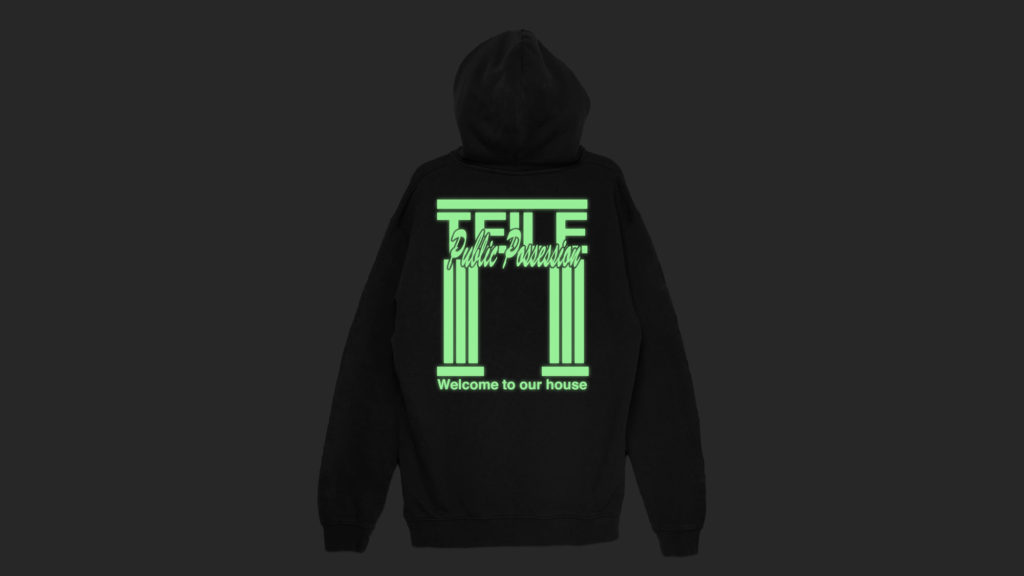 TEILE & PP “Welcome To Our House” Glow in the dark Hoody